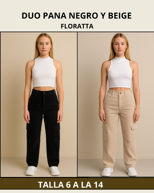 DUO PANTALON PANA