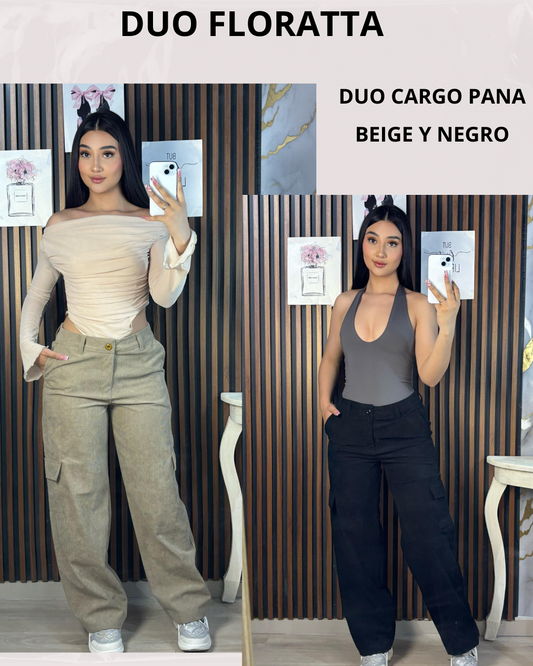 DUO PANTALON PANA